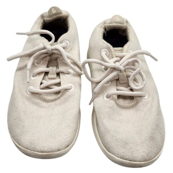 Allbirds Wool Runners WR Running Shoes 9 Washable Sneakers Solid White 0621-NV1 - Picture 3 of 8